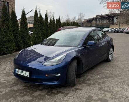 Синий Тесла Модель 3, объемом двигателя 0 л и пробегом 36 тыс. км за 21500 $, фото 1 на Automoto.ua