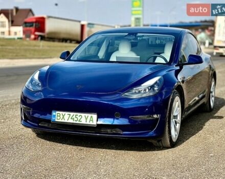 Синий Тесла Модель 3, объемом двигателя 0 л и пробегом 85 тыс. км за 16900 $, фото 1 на Automoto.ua