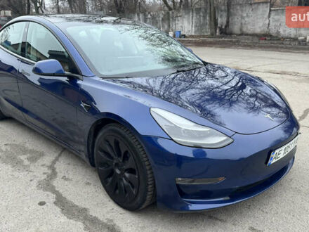 Тесла Модель 3 2021 в Днепре (Днепропетровске) на Automoto.ua Синий Тесла Модель 3, объемом двигателя 0 л и пробегом 70 тыс. км за 17999 $, фото 1 на Automoto.ua