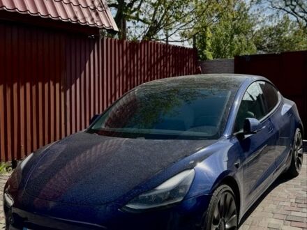 Тесла Модель 3 2021 у Дніпро (Дніпропетровську) на Automoto.ua Синій Тесла Модель 3, об'ємом двигуна 0 л та пробігом 99 тис. км за 23900 $, фото 1 на Automoto.ua