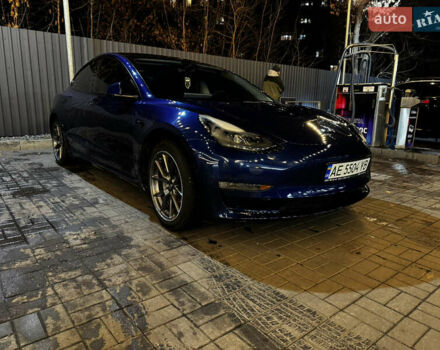 Синий Тесла Модель 3, объемом двигателя 0 л и пробегом 76 тыс. км за 19000 $, фото 1 на Automoto.ua