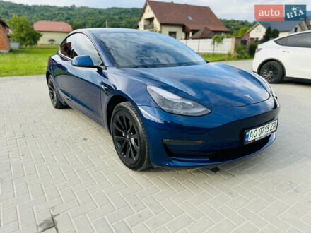 Тесла Модель 3 2021 у Тячеве на Automoto.ua Синій Тесла Модель 3, об'ємом двигуна 0 л та пробігом 64 тис. км за 20300 $, фото 1 на Automoto.ua