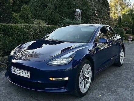 Синий Тесла Модель 3, объемом двигателя 0 л и пробегом 125 тыс. км за 13000 $, фото 1 на Automoto.ua