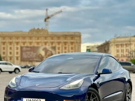 Синій Тесла Модель 3, об'ємом двигуна 0 л та пробігом 99 тис. км за 17500 $, фото 1 на Automoto.ua