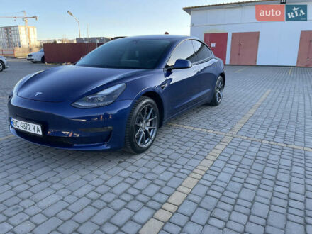 Тесла Модель 3 2021 в Львове на Automoto.ua Синий Тесла Модель 3, объемом двигателя 0 л и пробегом 50 тыс. км за 22500 $, фото 1 на Automoto.ua