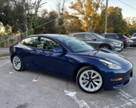 Синий Тесла Модель 3, объемом двигателя 0 л и пробегом 20 тыс. км за 14000 $, фото 1 на Automoto.ua