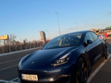 Синий Тесла Модель 3, объемом двигателя 0 л и пробегом 88 тыс. км за 18500 $, фото 1 на Automoto.ua