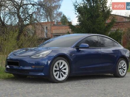 Синій Тесла Модель 3, об'ємом двигуна 0 л та пробігом 130 тис. км за 16700 $, фото 1 на Automoto.ua