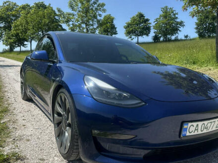 Тесла Модель 3 2021 у Києві на Automoto.ua Синій Тесла Модель 3, об'ємом двигуна 0 л та пробігом 106 тис. км за 22000 $, фото 1 на Automoto.ua