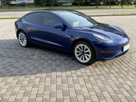 Синий Тесла Модель 3, объемом двигателя 0 л и пробегом 90 тыс. км за 18500 $, фото 1 на Automoto.ua