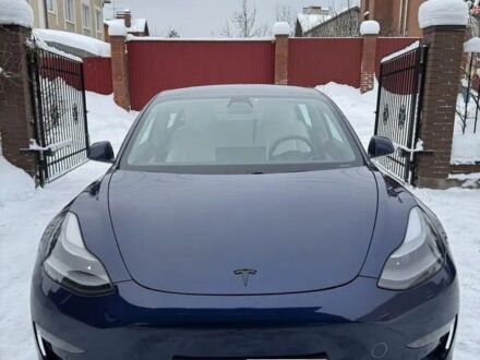 Синий Тесла Модель 3, объемом двигателя 0 л и пробегом 96 тыс. км за 14000 $, фото 1 на Automoto.ua