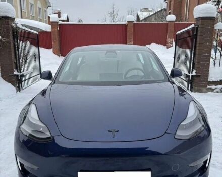 Синий Тесла Модель 3, объемом двигателя 0 л и пробегом 96 тыс. км за 14000 $, фото 1 на Automoto.ua