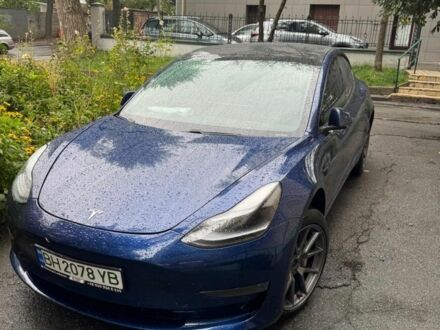 Синий Тесла Модель 3, объемом двигателя 0 л и пробегом 120 тыс. км за 21500 $, фото 1 на Automoto.ua