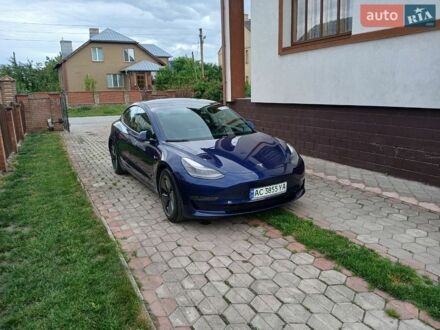 Синій Тесла Модель 3, об'ємом двигуна 0 л та пробігом 137 тис. км за 16065 $, фото 1 на Automoto.ua