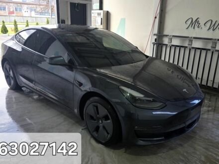 Синий Тесла Модель 3, объемом двигателя 0 л и пробегом 68 тыс. км за 22500 $, фото 1 на Automoto.ua