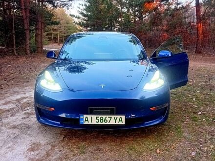Синій Тесла Модель 3, об'ємом двигуна 0 л та пробігом 21 тис. км за 18500 $, фото 1 на Automoto.ua