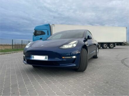 Синій Тесла Модель 3, об'ємом двигуна 0 л та пробігом 37 тис. км за 21000 $, фото 1 на Automoto.ua