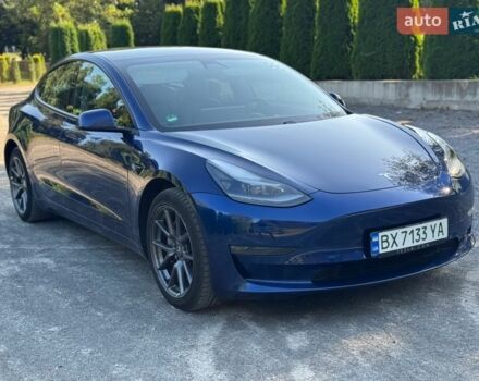 Синій Тесла Модель 3, об'ємом двигуна 0 л та пробігом 79 тис. км за 21800 $, фото 1 на Automoto.ua
