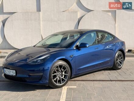 Синій Тесла Модель 3, об'ємом двигуна 0 л та пробігом 123 тис. км за 18800 $, фото 1 на Automoto.ua