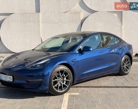 Синій Тесла Модель 3, об'ємом двигуна 0 л та пробігом 123 тис. км за 18800 $, фото 1 на Automoto.ua