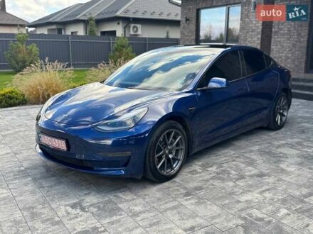 Синій Тесла Модель 3, об'ємом двигуна 0 л та пробігом 59 тис. км за 19000 $, фото 1 на Automoto.ua