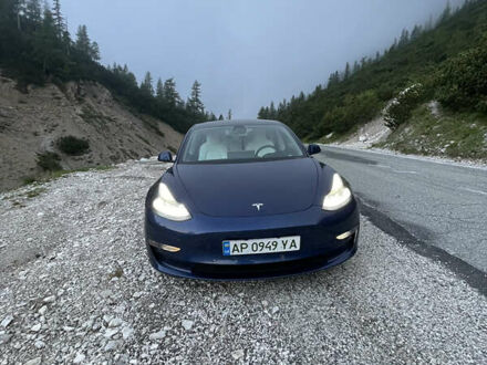 Тесла Модель 3 2021 у Дніпро (Дніпропетровську) на Automoto.ua Синій Тесла Модель 3, об'ємом двигуна 0 л та пробігом 74 тис. км за 21500 $, фото 1 на Automoto.ua