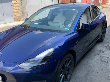 Синий Тесла Модель 3, объемом двигателя 0 л и пробегом 182 тыс. км за 16200 $, фото 1 на Automoto.ua