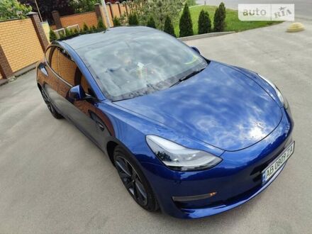 Тесла Модель 3 2022 в Львове на Automoto.ua Синий Тесла Модель 3, объемом двигателя 0 л и пробегом 43 тыс. км за 23900 $, фото 1 на Automoto.ua