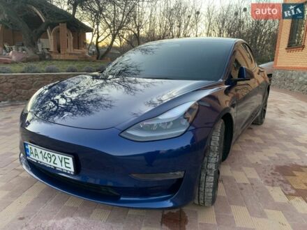 Синий Тесла Модель 3, объемом двигателя 0 л и пробегом 115 тыс. км за 20699 $, фото 1 на Automoto.ua