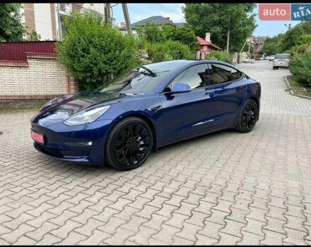 Синий Тесла Модель 3, объемом двигателя 0 л и пробегом 109 тыс. км за 18200 $, фото 1 на Automoto.ua