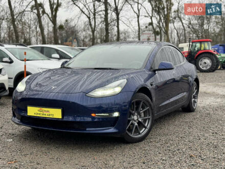 Синий Тесла Модель 3, объемом двигателя 0 л и пробегом 53 тыс. км за 19500 $, фото 1 на Automoto.ua