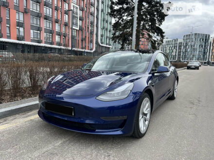 Синій Тесла Модель 3, об'ємом двигуна 0 л та пробігом 40 тис. км за 24800 $, фото 1 на Automoto.ua