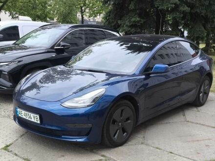 Синий Тесла Модель 3, объемом двигателя 0 л и пробегом 119 тыс. км за 20900 $, фото 1 на Automoto.ua