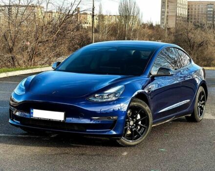 Синий Тесла Модель 3, объемом двигателя 0 л и пробегом 17 тыс. км за 13000 $, фото 1 на Automoto.ua