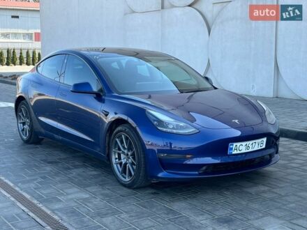 Синій Тесла Модель 3, об'ємом двигуна 0 л та пробігом 101 тис. км за 16770 $, фото 1 на Automoto.ua