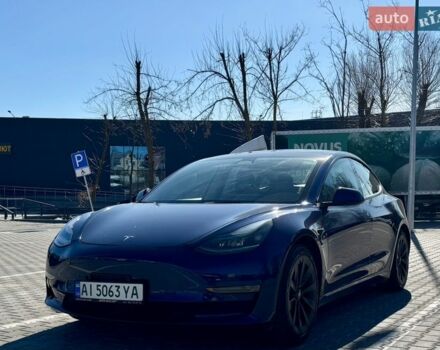 Синий Тесла Модель 3, объемом двигателя 0 л и пробегом 71 тыс. км за 18500 $, фото 1 на Automoto.ua