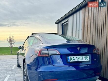 Синій Тесла Модель 3, об'ємом двигуна 0 л та пробігом 77 тис. км за 27500 $, фото 1 на Automoto.ua