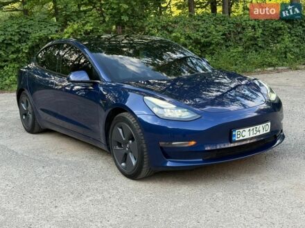 Синій Тесла Модель 3, об'ємом двигуна 0 л та пробігом 82 тис. км за 20700 $, фото 1 на Automoto.ua