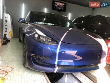 Синий Тесла Модель 3, объемом двигателя 0 л и пробегом 50 тыс. км за 20800 $, фото 1 на Automoto.ua