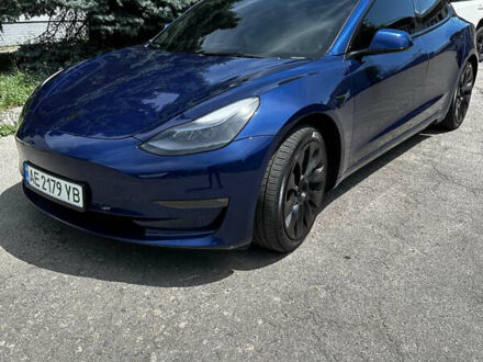 Синий Тесла Модель 3, объемом двигателя 0 л и пробегом 22 тыс. км за 27099 $, фото 1 на Automoto.ua