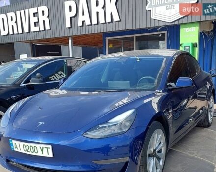 Синий Тесла Модель 3, объемом двигателя 0 л и пробегом 78 тыс. км за 18600 $, фото 1 на Automoto.ua