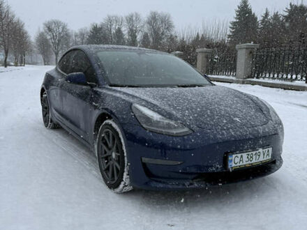 Синий Тесла Модель 3, объемом двигателя 0 л и пробегом 34 тыс. км за 19750 $, фото 1 на Automoto.ua