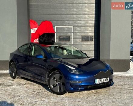 Синій Тесла Модель 3, об'ємом двигуна 0 л та пробігом 35 тис. км за 23999 $, фото 1 на Automoto.ua