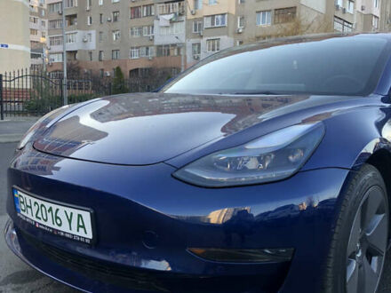 Синий Тесла Модель 3, объемом двигателя 0 л и пробегом 22 тыс. км за 26000 $, фото 1 на Automoto.ua