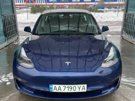Синій Тесла Модель 3, об'ємом двигуна 0 л та пробігом 53 тис. км за 14000 $, фото 1 на Automoto.ua