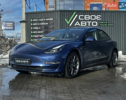 Синій Тесла Модель 3, об'ємом двигуна 0 л та пробігом 44 тис. км за 21699 $, фото 1 на Automoto.ua