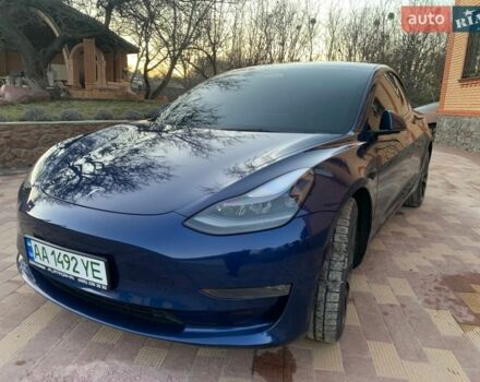 Синий Тесла Модель 3, объемом двигателя 0 л и пробегом 98 тыс. км за 21999 $, фото 1 на Automoto.ua