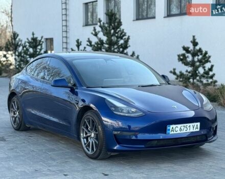 Синій Тесла Модель 3, об'ємом двигуна 0 л та пробігом 100 тис. км за 17800 $, фото 1 на Automoto.ua