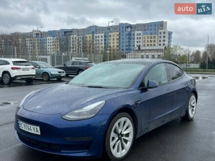 Синий Тесла Модель 3, объемом двигателя 0 л и пробегом 95 тыс. км за 15900 $, фото 1 на Automoto.ua