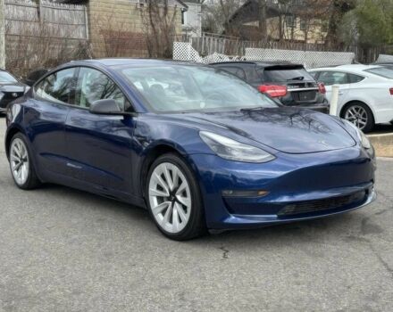 Синий Тесла Модель 3, объемом двигателя 0 л и пробегом 24 тыс. км за 10500 $, фото 1 на Automoto.ua